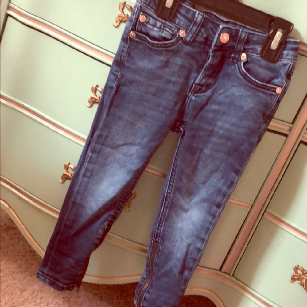 7 For All Mankind Skinny (zipper ankle) Jeans